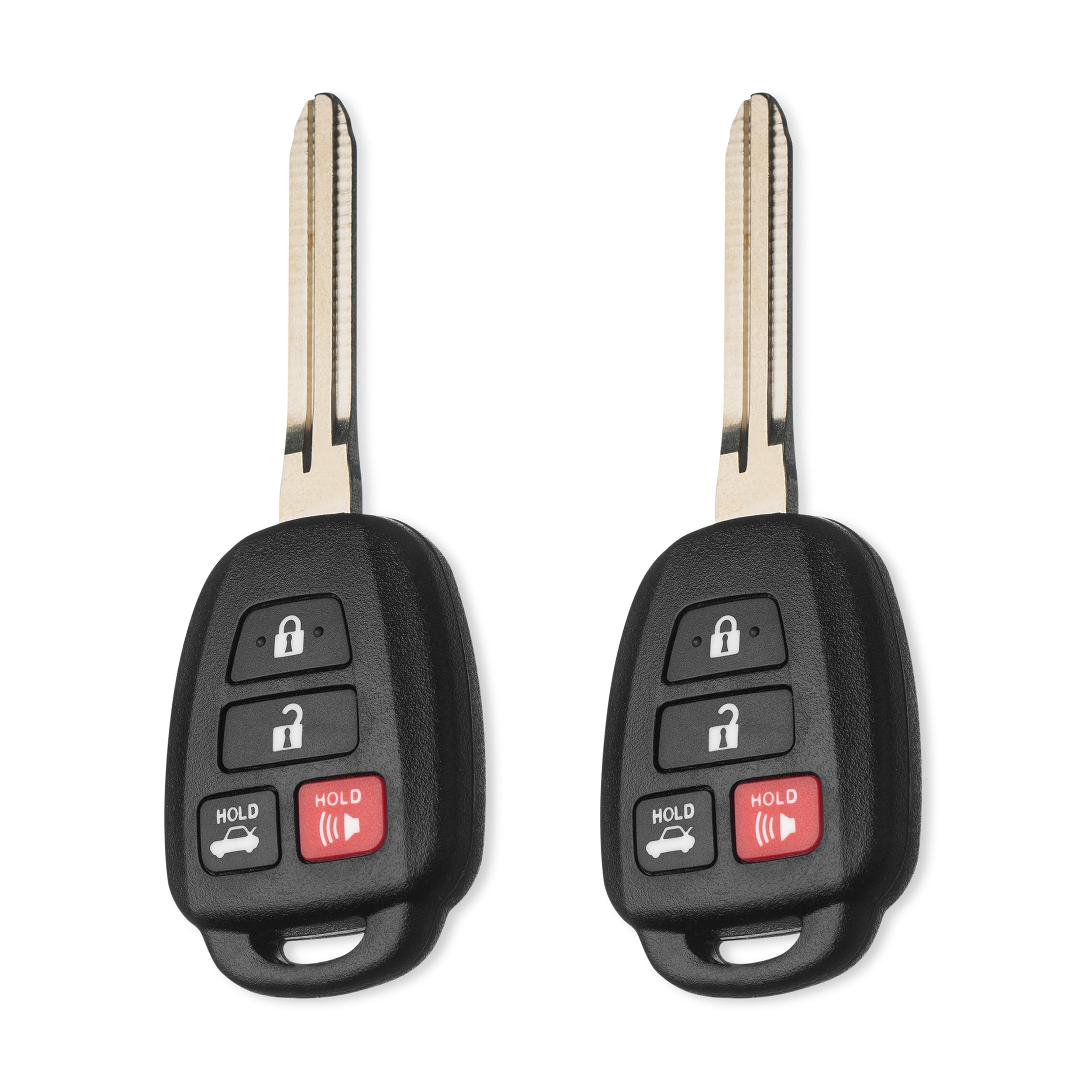FOBTEK Keyless Entry Remote Head Key Fob for 2012-2014 Toyota Camry Replacement for HYQ12BDM, 89070-06420 (for G chip, 4-Button)